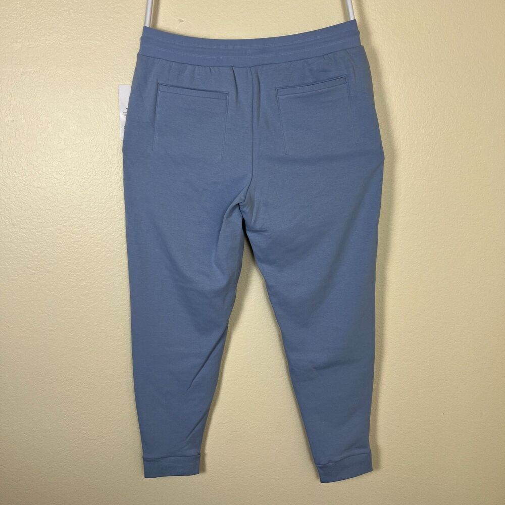 Athleta Womens Size 14 Tall Blue Apres Ski Down Jogger Quilted Outdoor Pants NEW - Picture 3 of 7